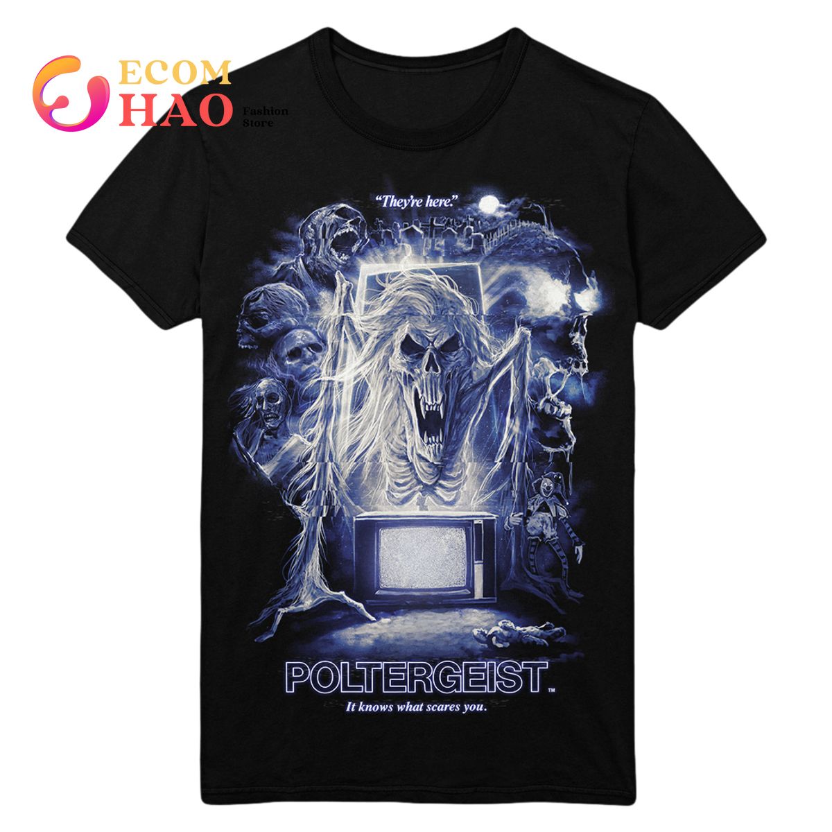 Poltergeist It Knows What Scares You T-Shirt