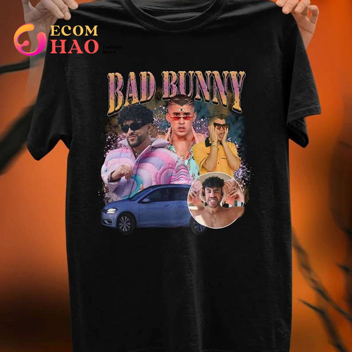 Bad Bunny Bootleg Style Rapper T-Shirt