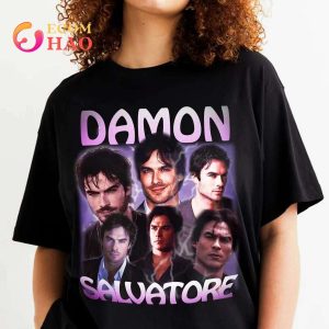 Damon Salvatore The Vampire Diaries Movie T-Shirt