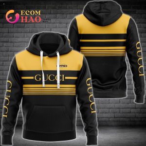 Gucci 3D Hoodie Black Gold