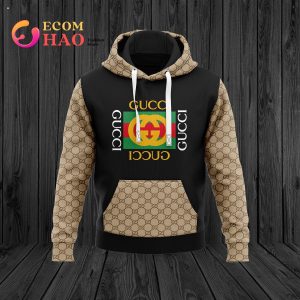 Gucci 3D Hoodie Black Yellow Brown