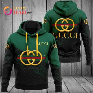 Gucci 3D Hoodie Blue With Black