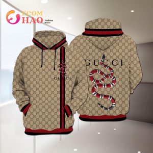Gucci 3D Hoodie Brown