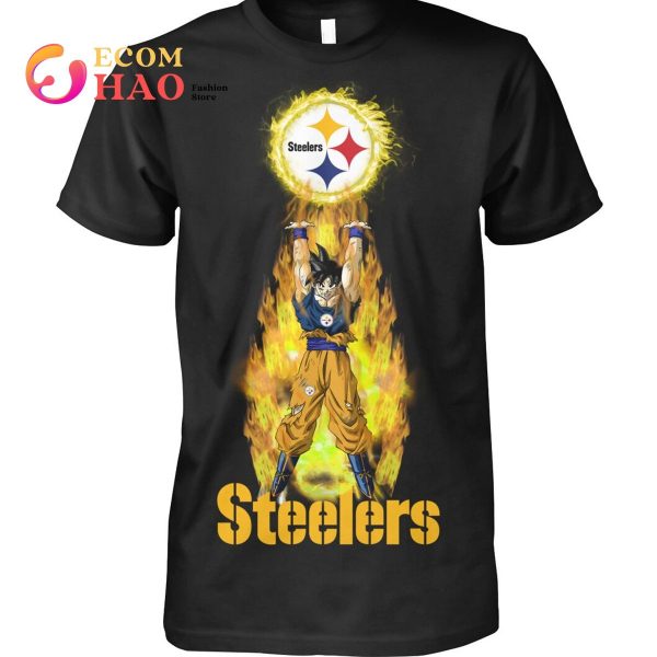 Dragon Ball Super Supper Hero x Steelers T-Shirt