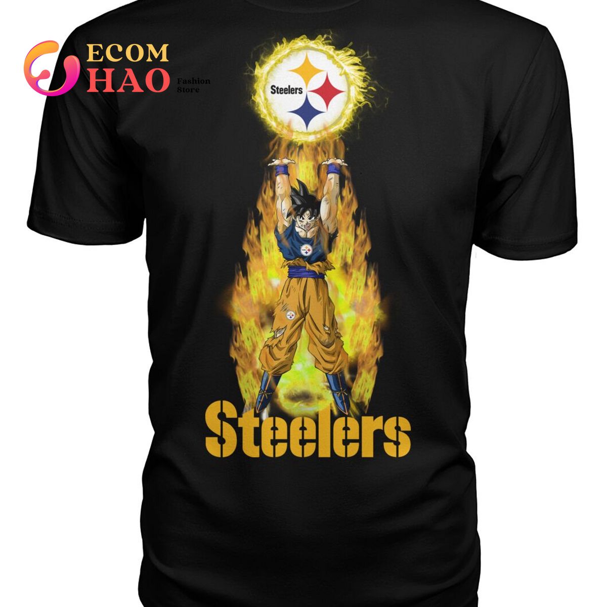 Dragon Ball Super Supper Hero x Steelers T-Shirt