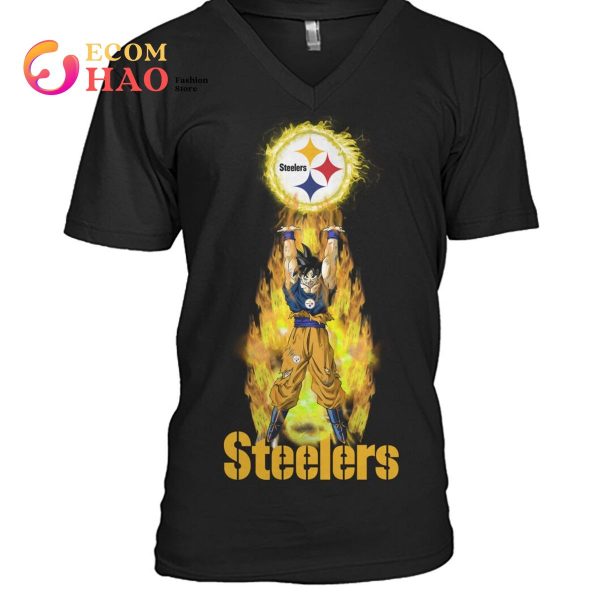 Dragon Ball Super Supper Hero x Steelers T-Shirt