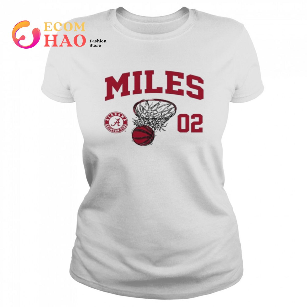 Alabama Crimson Tide Miles Basketball shirt