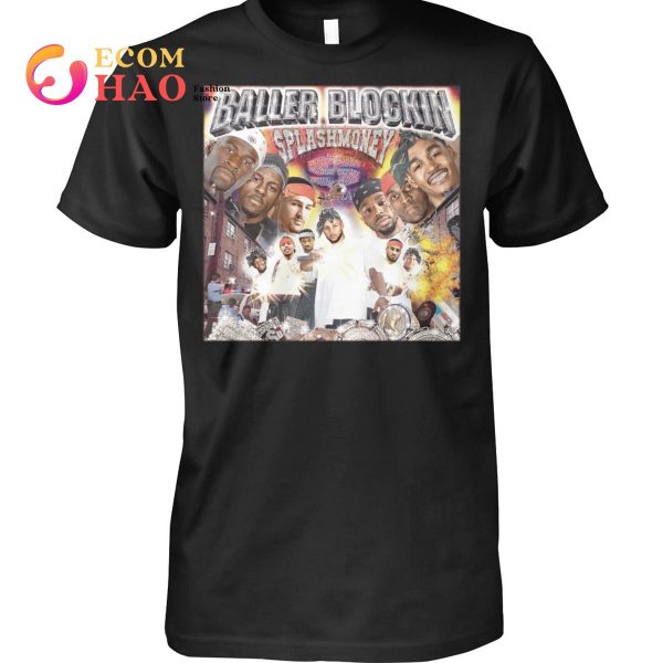 Baller Blockin Splash Money T-Shirt