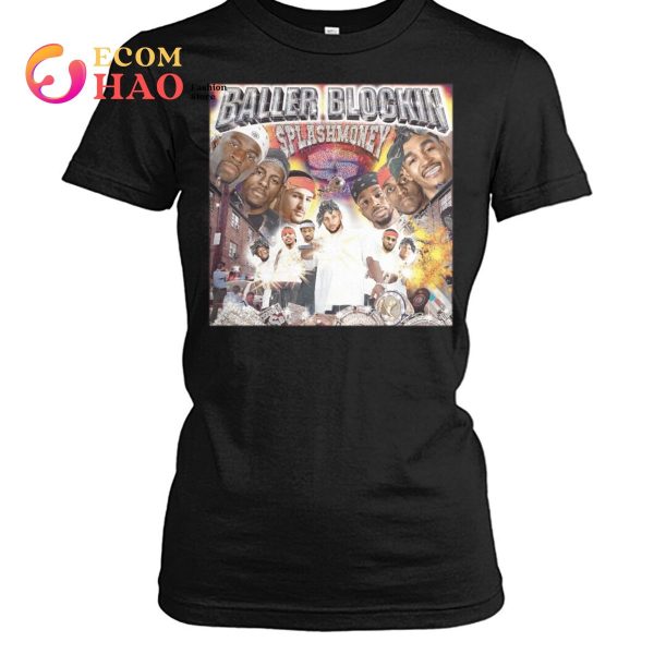 Baller Blockin Splash Money T-Shirt