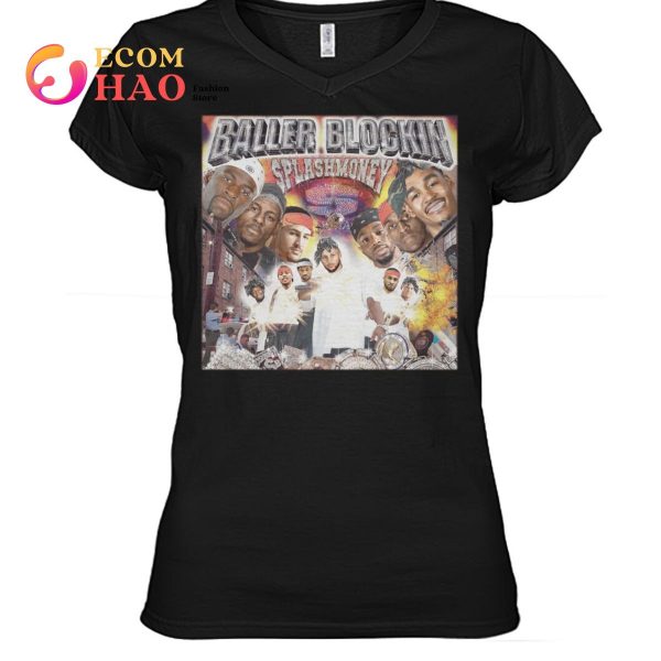 Baller Blockin Splash Money T-Shirt