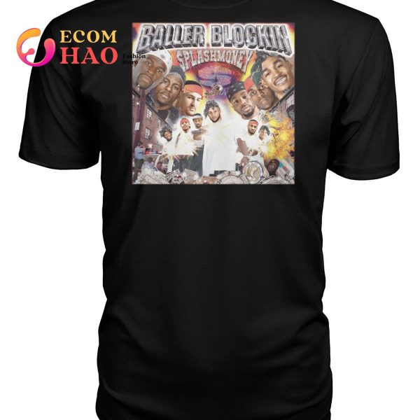 Baller Blockin Splash Money T-Shirt