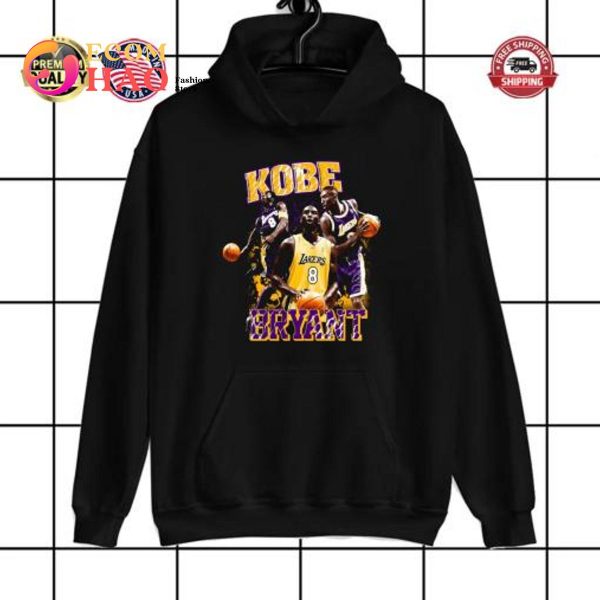 Retro 90s Kobe Bryant Lakers T-Shirt - Ecomhao Store