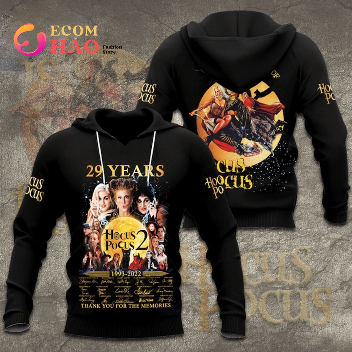 29 years Hocus Pocus memories Hoodie 3d for Halloween