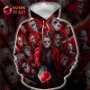 Creative Halloween PumpkinScary Skull Paint All Over Print Hoodie 3D