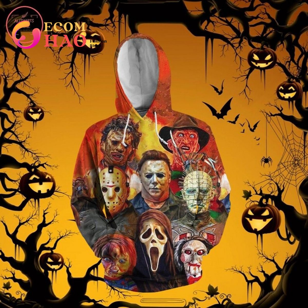 Halloween IT Pennywise 3D Hoodie