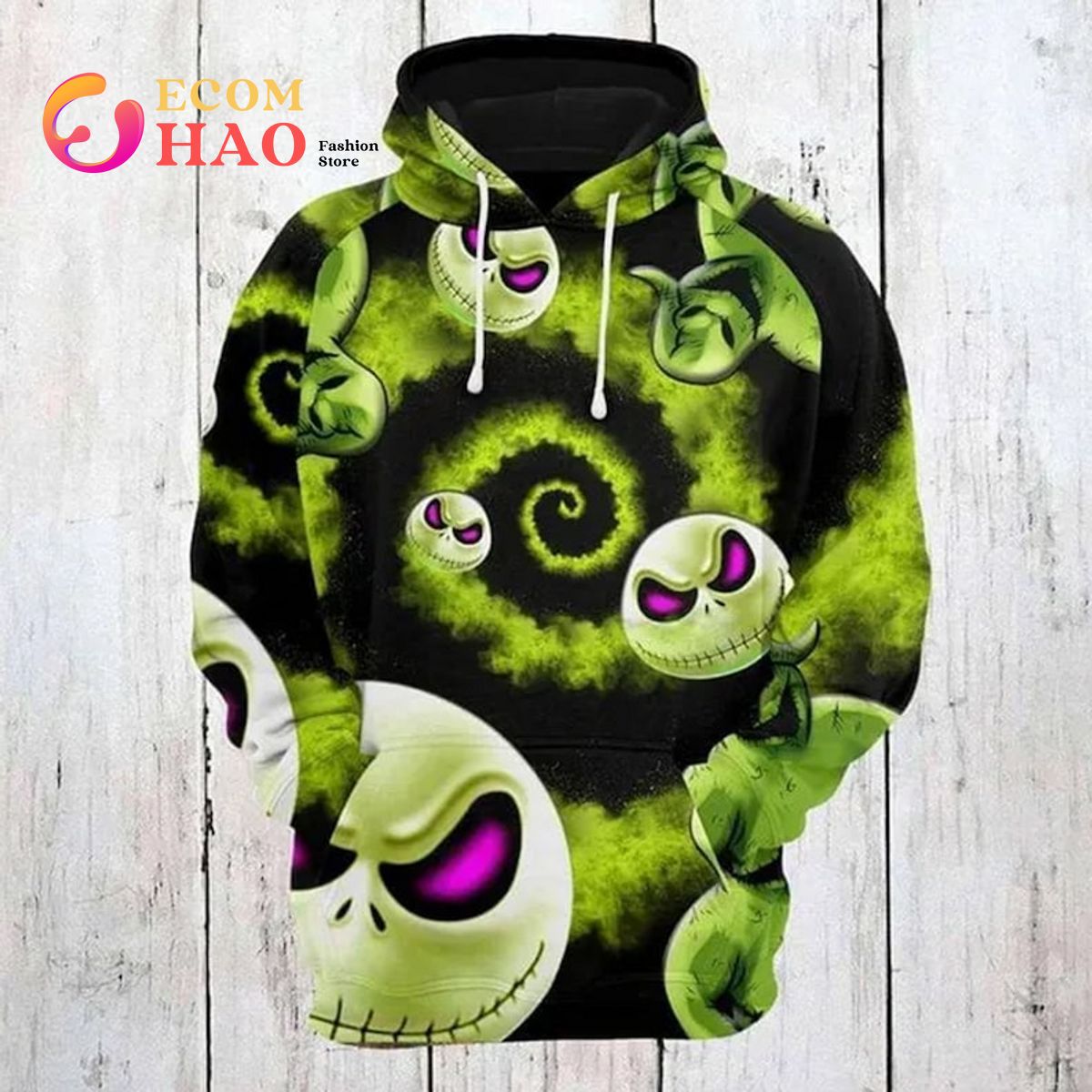 Jack The Nightmare Before Christmas Jack Skellington Oogie Boogie 3d Hoodie