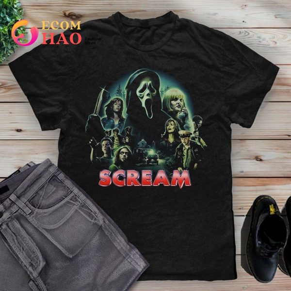 Scream Movie Retro  Ghostface T-Shirt