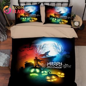 Happy Halloween  Duvet Cover 3D Bedding Set