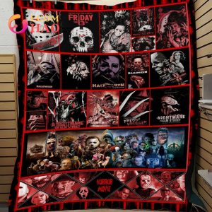 Horror Films Haunted Characters Blanket