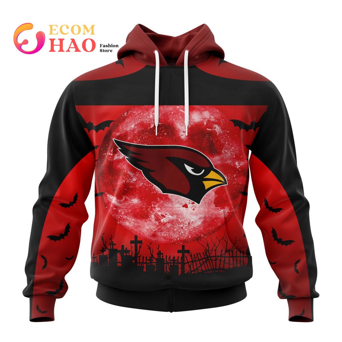 NFL Arizona Cardinals  Halloween Concepts 3D Hoodie