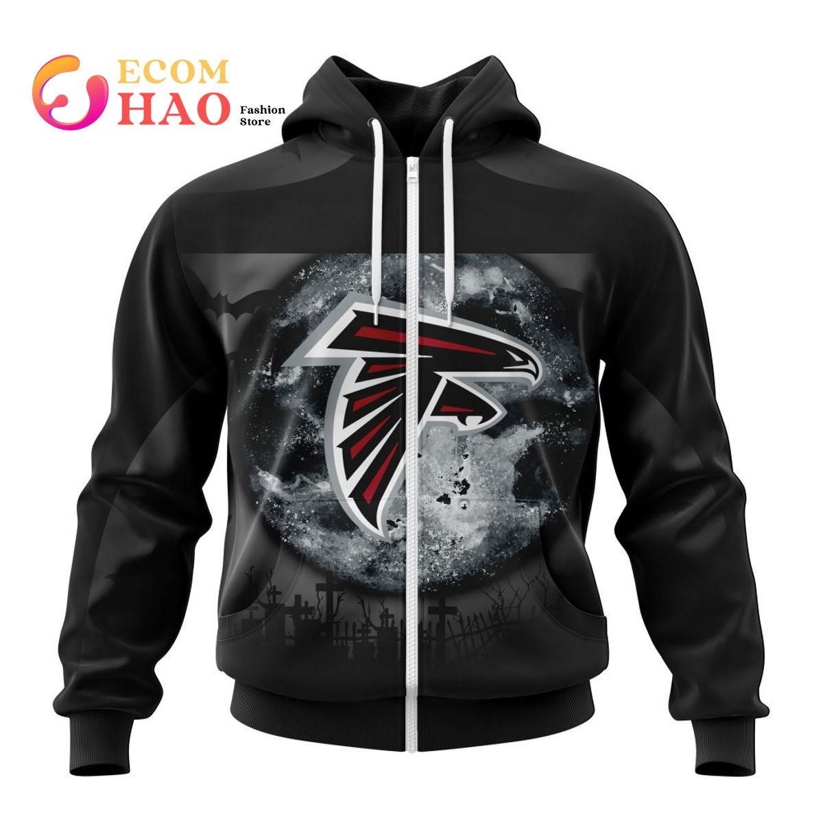 NFL Atlanta Falcons  Halloween Concepts 3D Hoodie