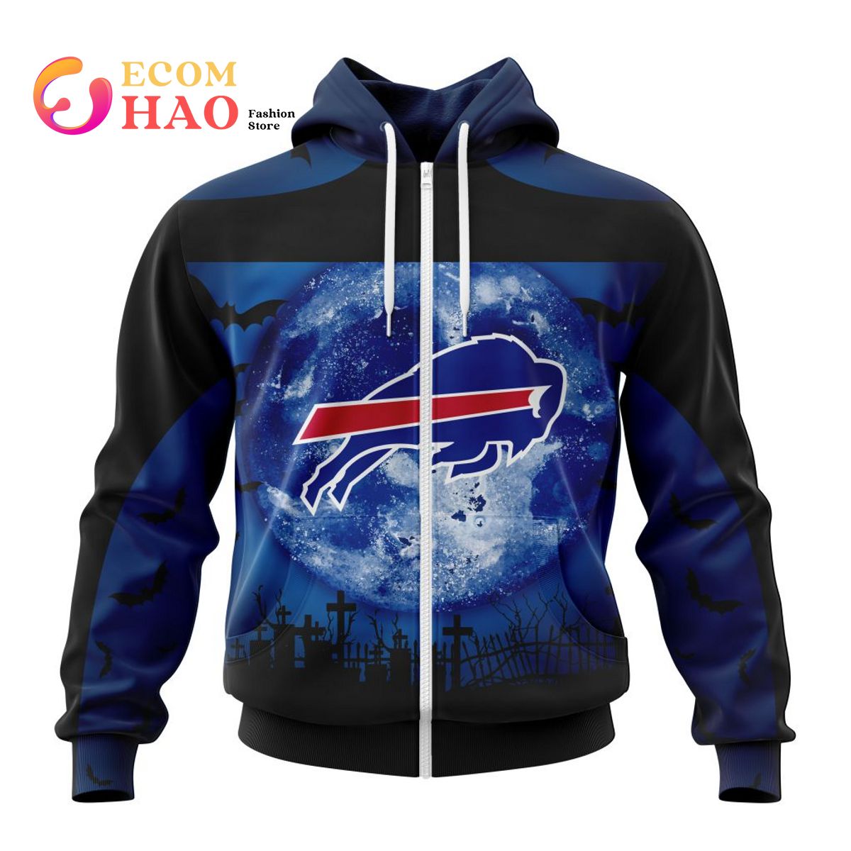 NFL Buffalo Bills  Halloween Concepts 3D Hoodie