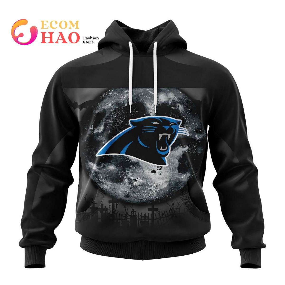 NFL Carolina Panthers  Halloween Concepts 3D Hoodie