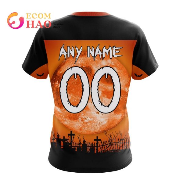 NFL Cowboys Halloween Cemetery Skull Jersey 3D Hoodie - Ecomhao Store