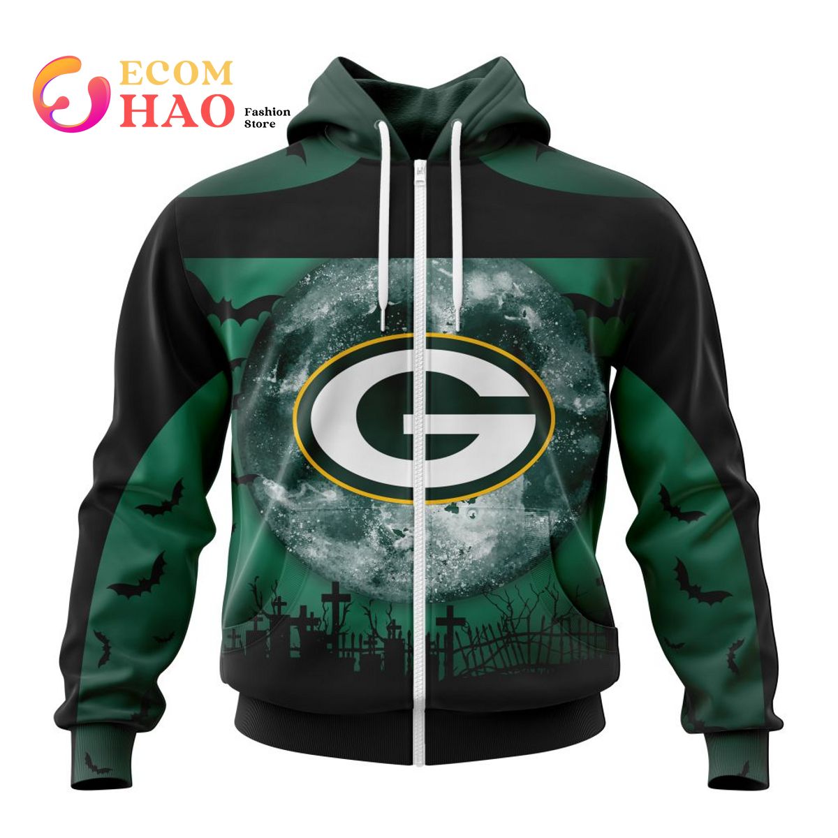 NFL Green Bay Packers  Halloween Concepts 3D Hoodie