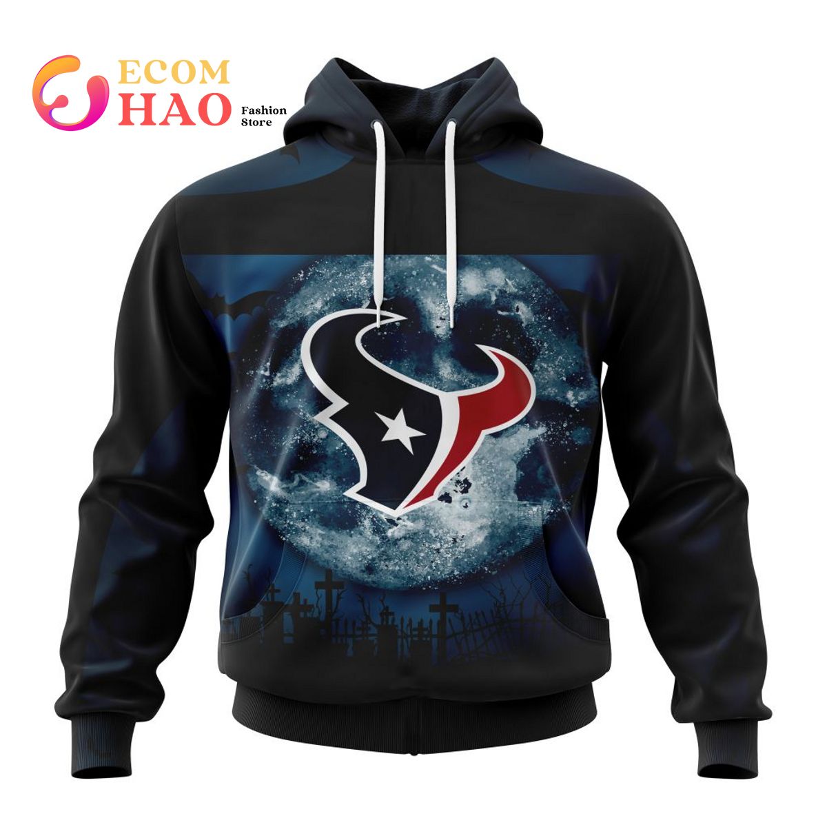 NFL Houston Texans  Halloween Concepts 3D Hoodie