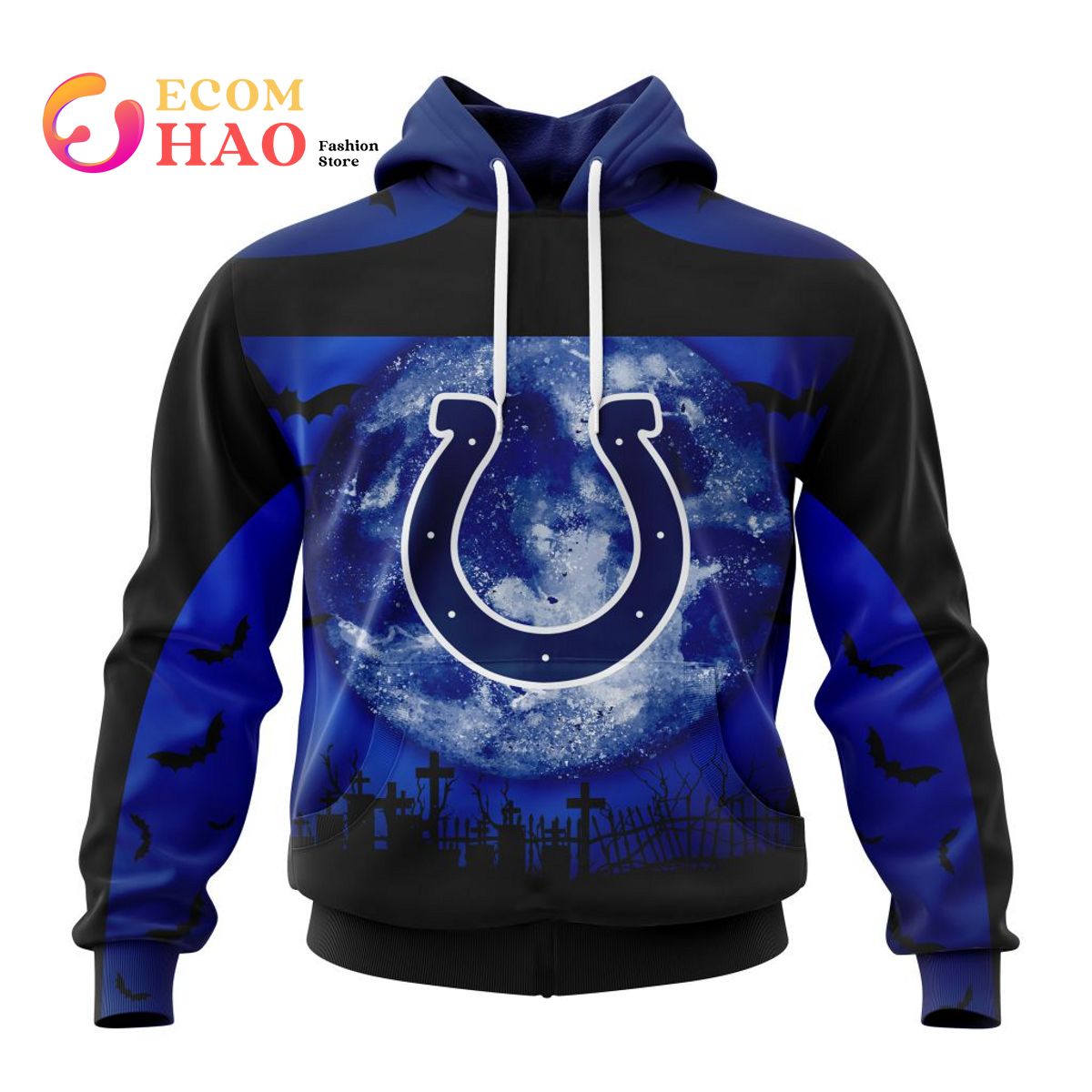 NFL Indianapolis Colts  Halloween Concepts 3D Hoodie