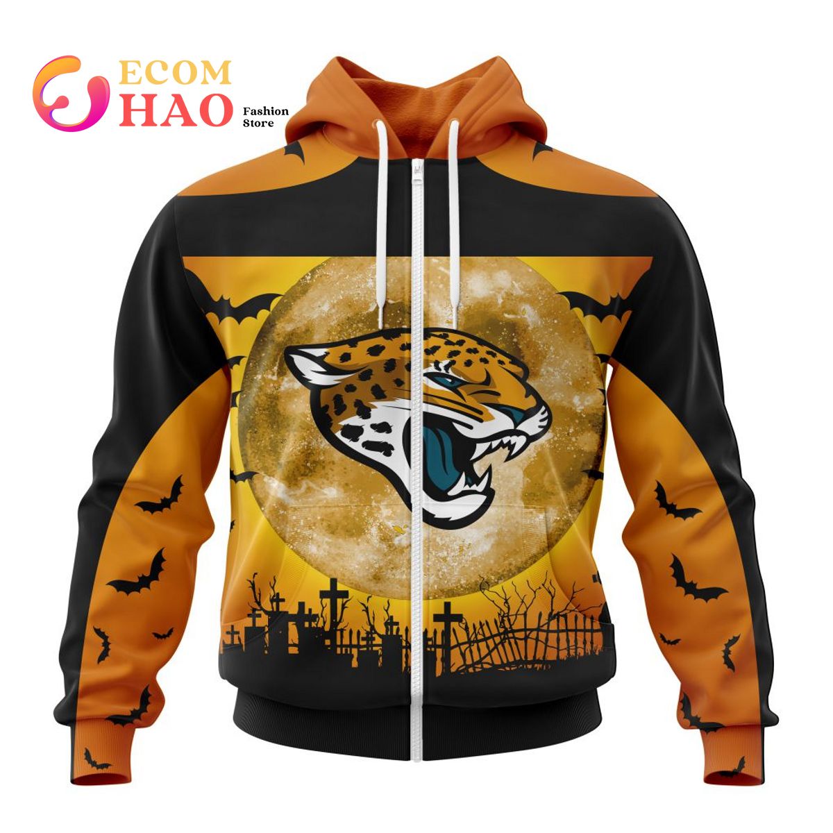 NFL Jacksonville Jaguars  Halloween Concepts 3D Hoodie