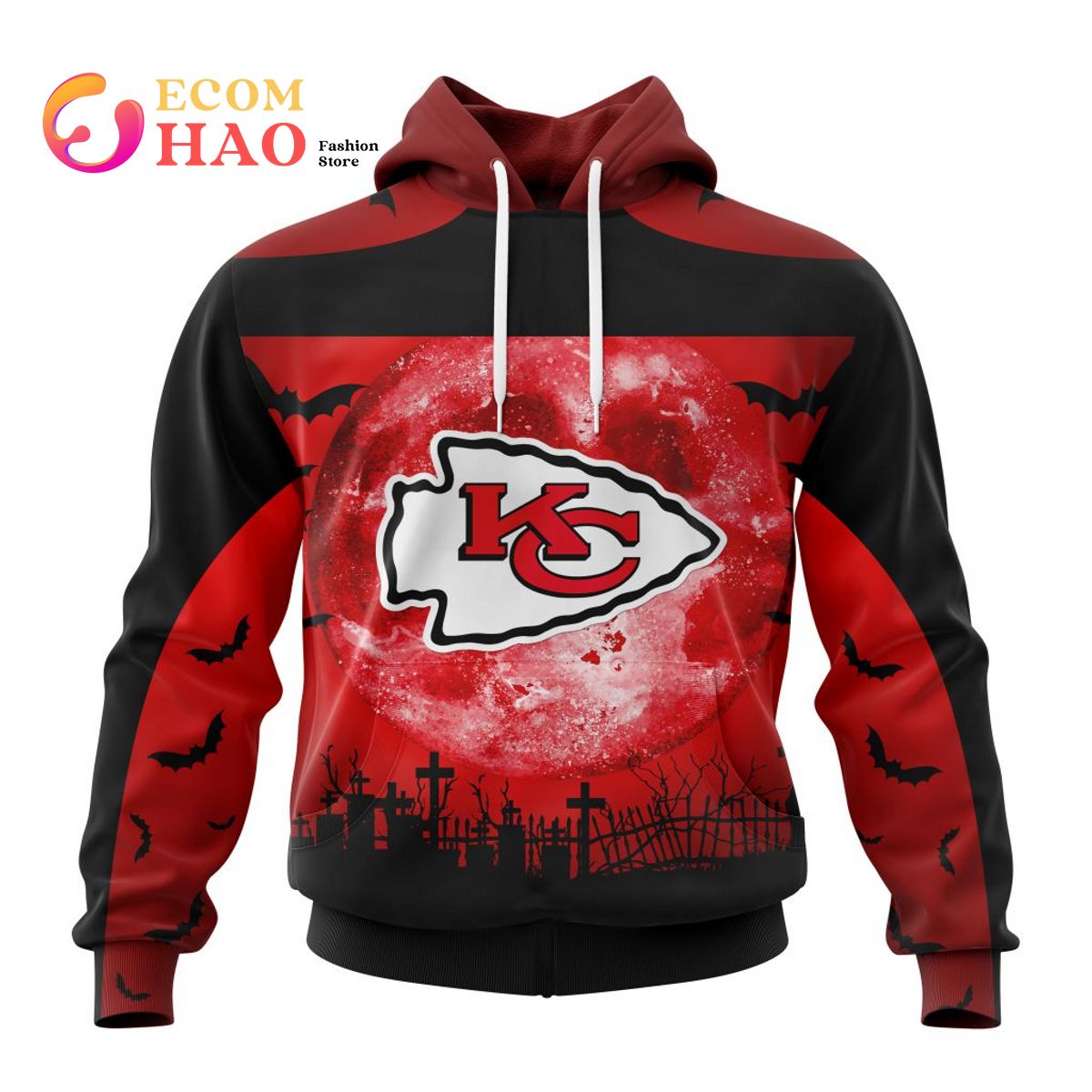 NFL Kansas City Chiefs  Halloween Concepts 3D Hoodie