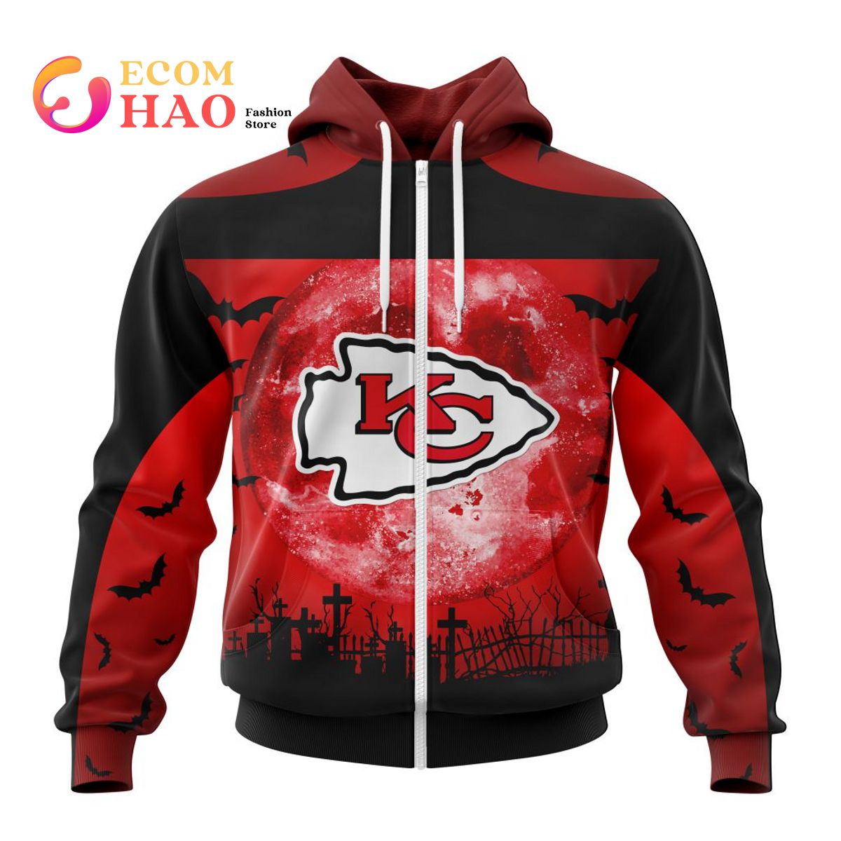 NFL Kansas City Chiefs  Halloween Concepts 3D Hoodie