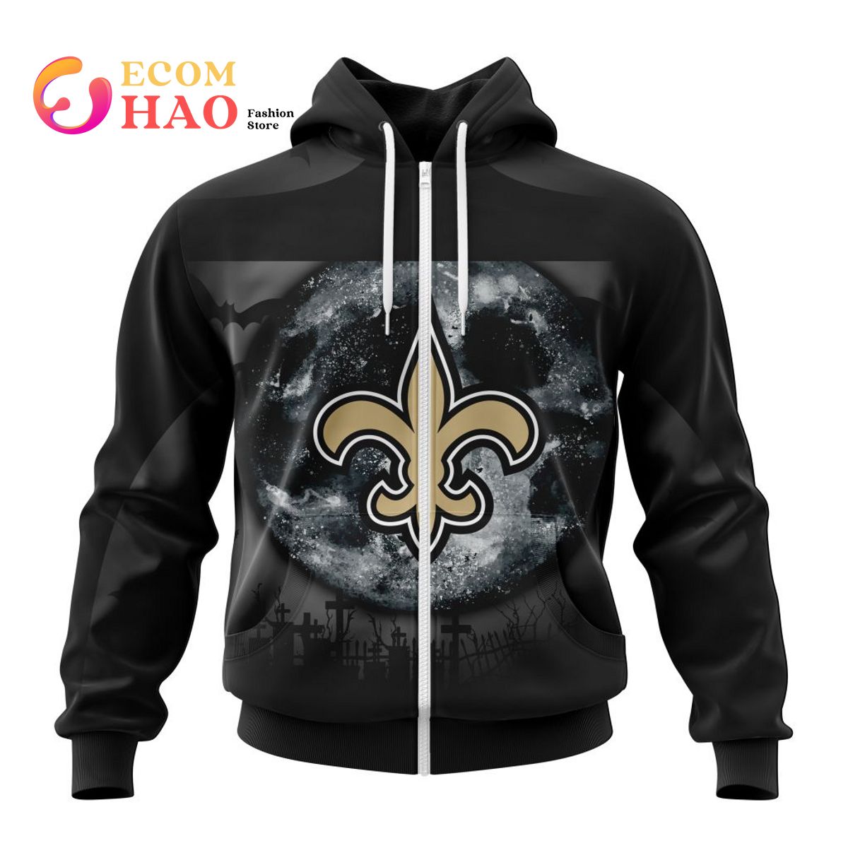 NFL New Orleans Saints  Halloween Concepts 3D Hoodie