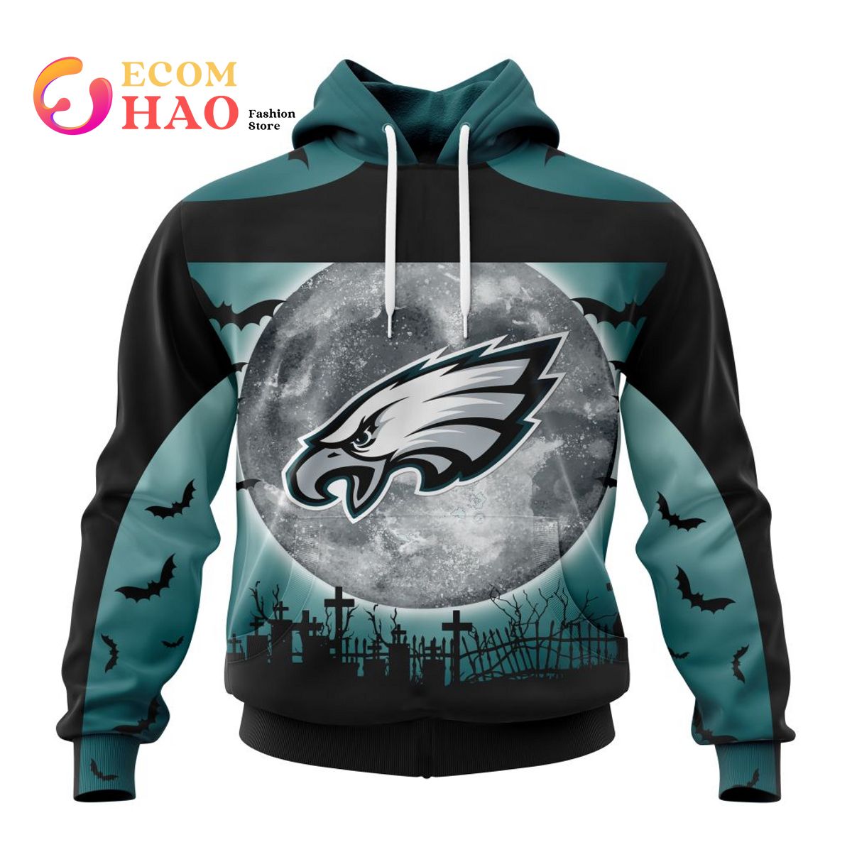 NFL Philadelphia Eagles  Halloween Concepts 3D Hoodie