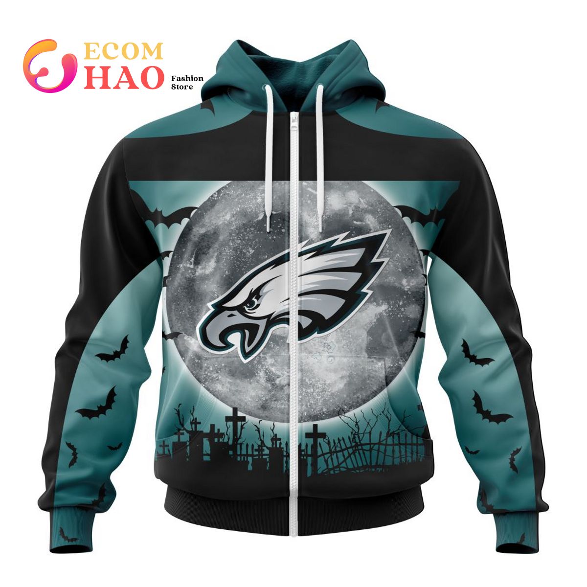 NFL Philadelphia Eagles  Halloween Concepts 3D Hoodie