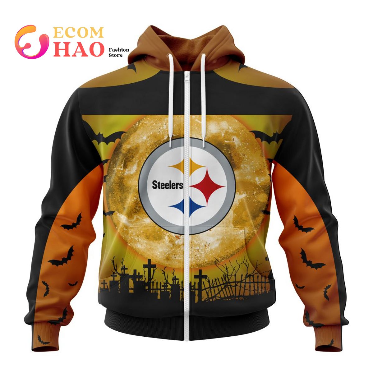 NFL Pittsburgh Steelers  Halloween Concepts 3D Hoodie