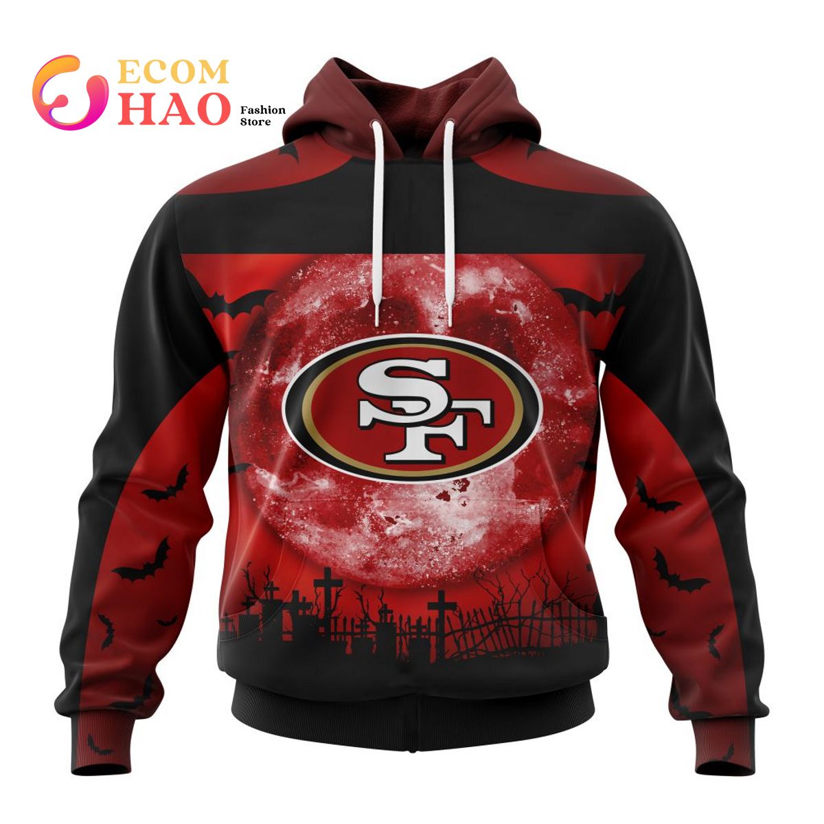 NFL San Francisco 49ers  Halloween Concepts 3D Hoodie