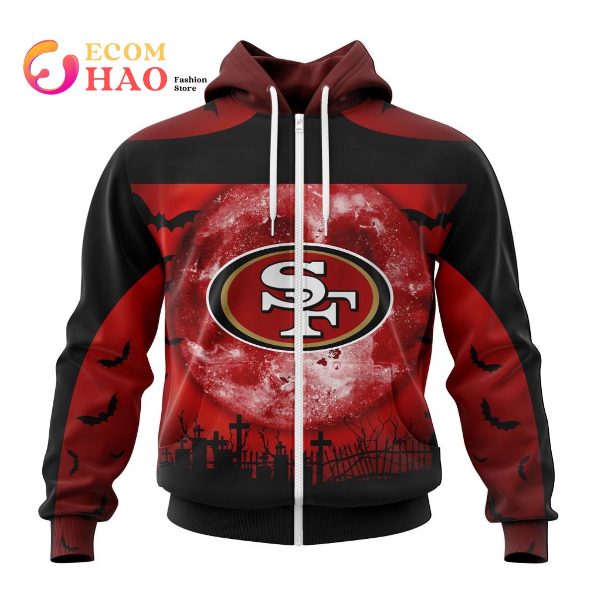 NFL San Francisco 49ers  Halloween Concepts 3D Hoodie