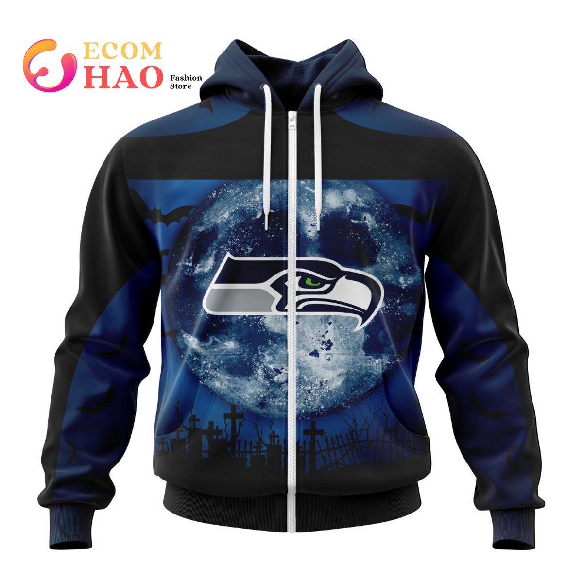 NFL Seattle Seahawks  Halloween Concepts 3D Hoodie