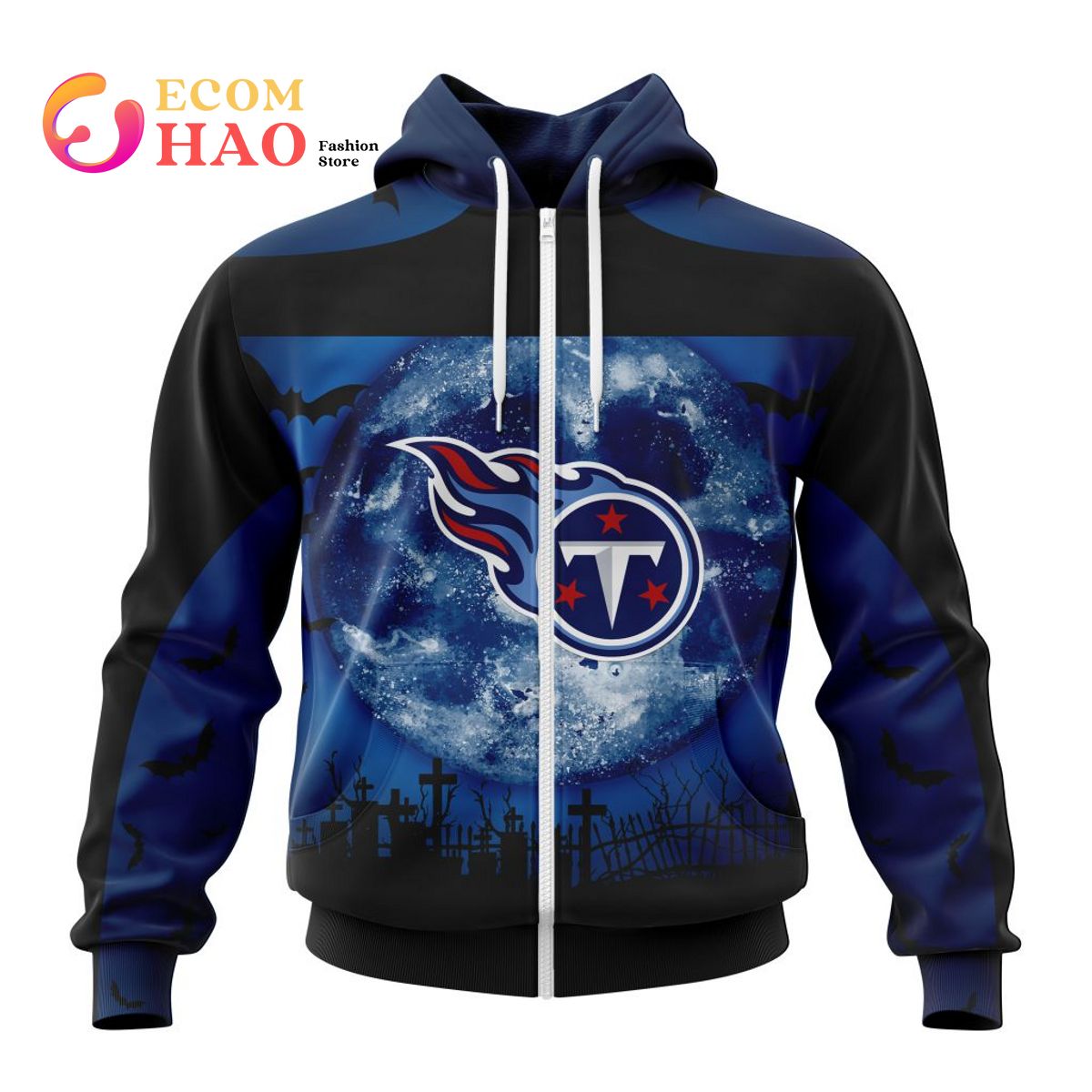 NFL Tennessee Titans  Halloween Concepts 3D Hoodie