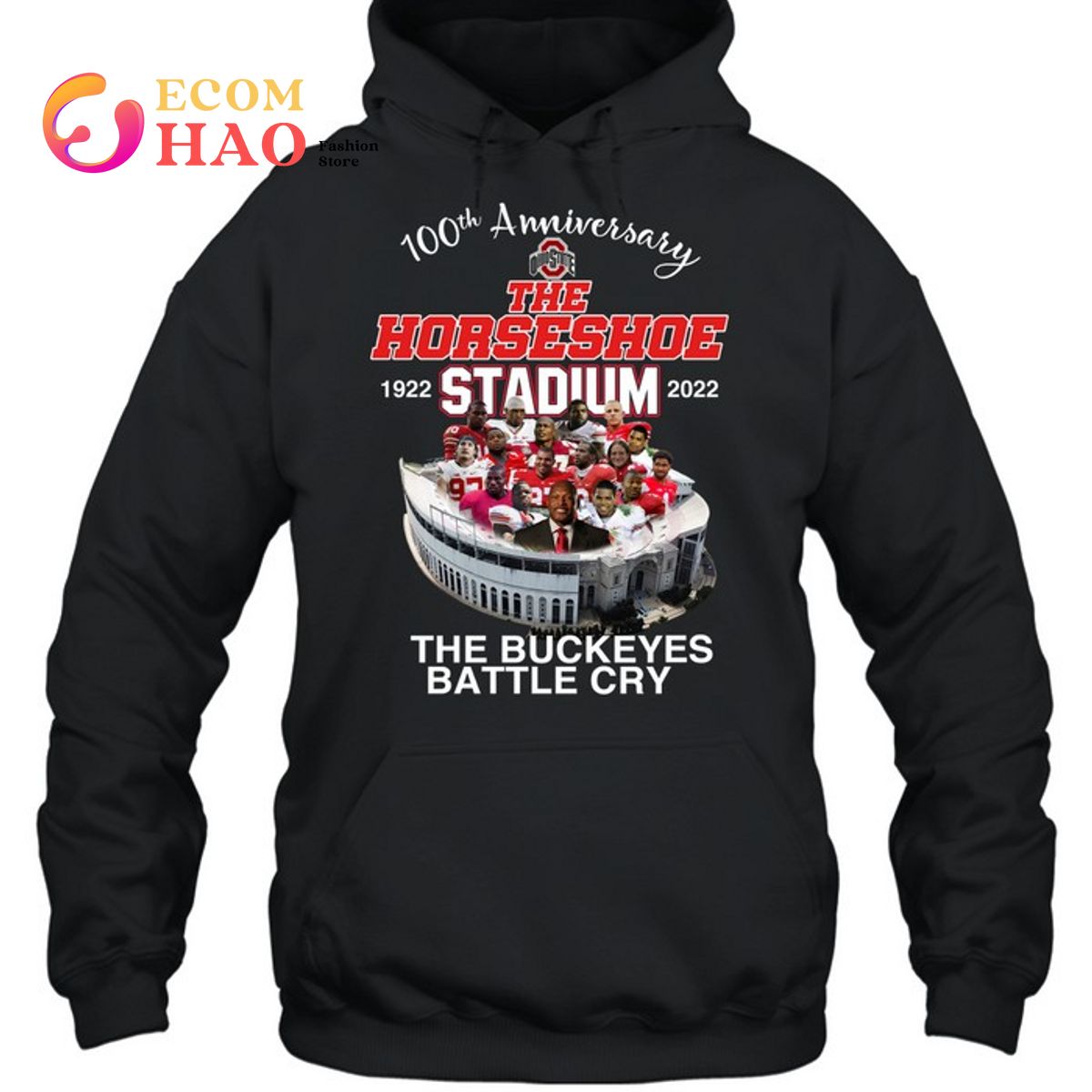 100TH Anniversary The  Horseshoe 1922-2022  Stadium The  Buckeyes Battle Cry T-Shirt