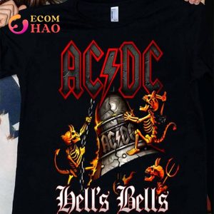 Ac Dc Hells Bells Graphic Halloween Is Coming T-Shirt