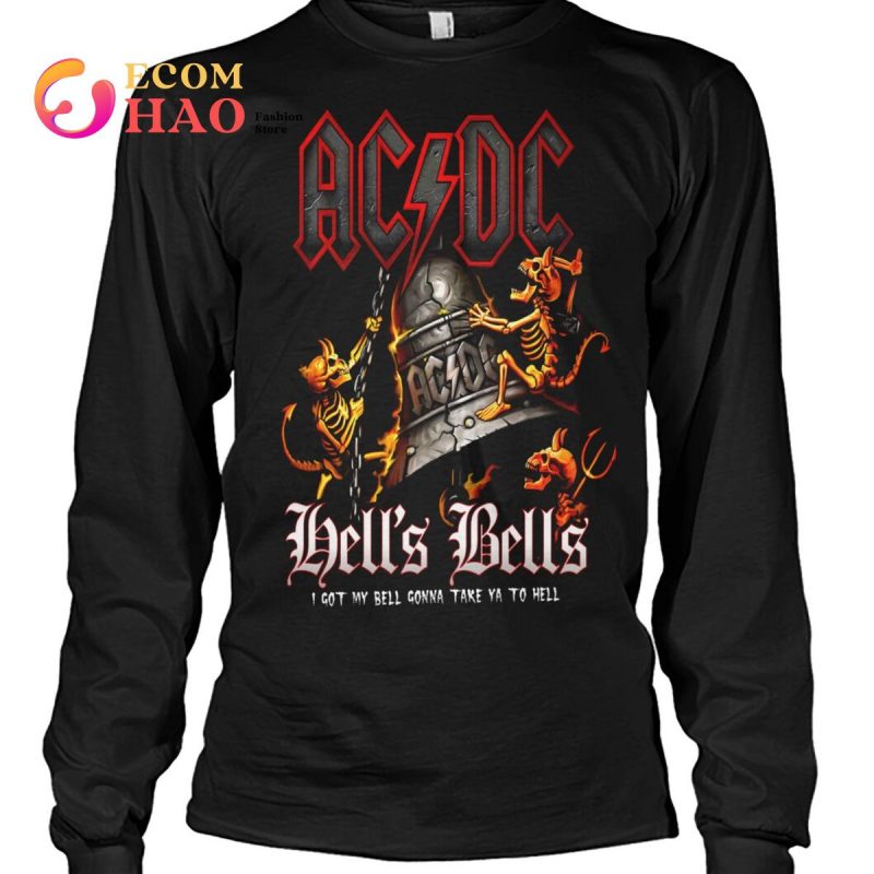 Ac Dc Hells Bells Graphic Halloween Is Coming T-Shirt - Ecomhao Store