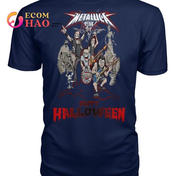 arve plasticitet operation Metallica Club Happy Halloween T-Shirt - Ecomhao Store