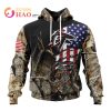 NFL Arizona Cardinals Special Camo Realtree Hunting 3D Hoodie
