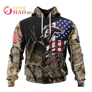 NFL Atlanta Falcons Special Camo Realtree Hunting 3D Hoodie