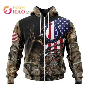NFL Indianapolis Colts Special Camo Realtree Hunting 3D Hoodie