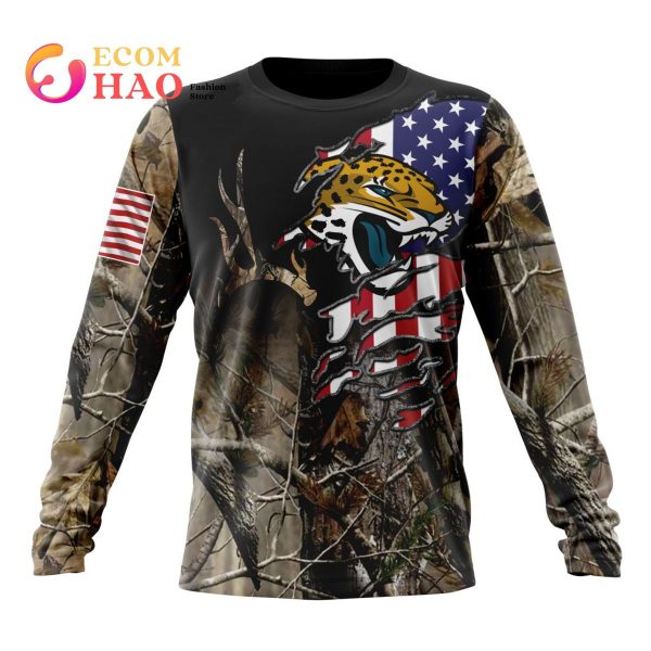NFL Jacksonville Jaguars Special Camo Realtree Hunting 3D Hoodie